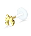 Flame Shaped Labrets Push-in LA-1001